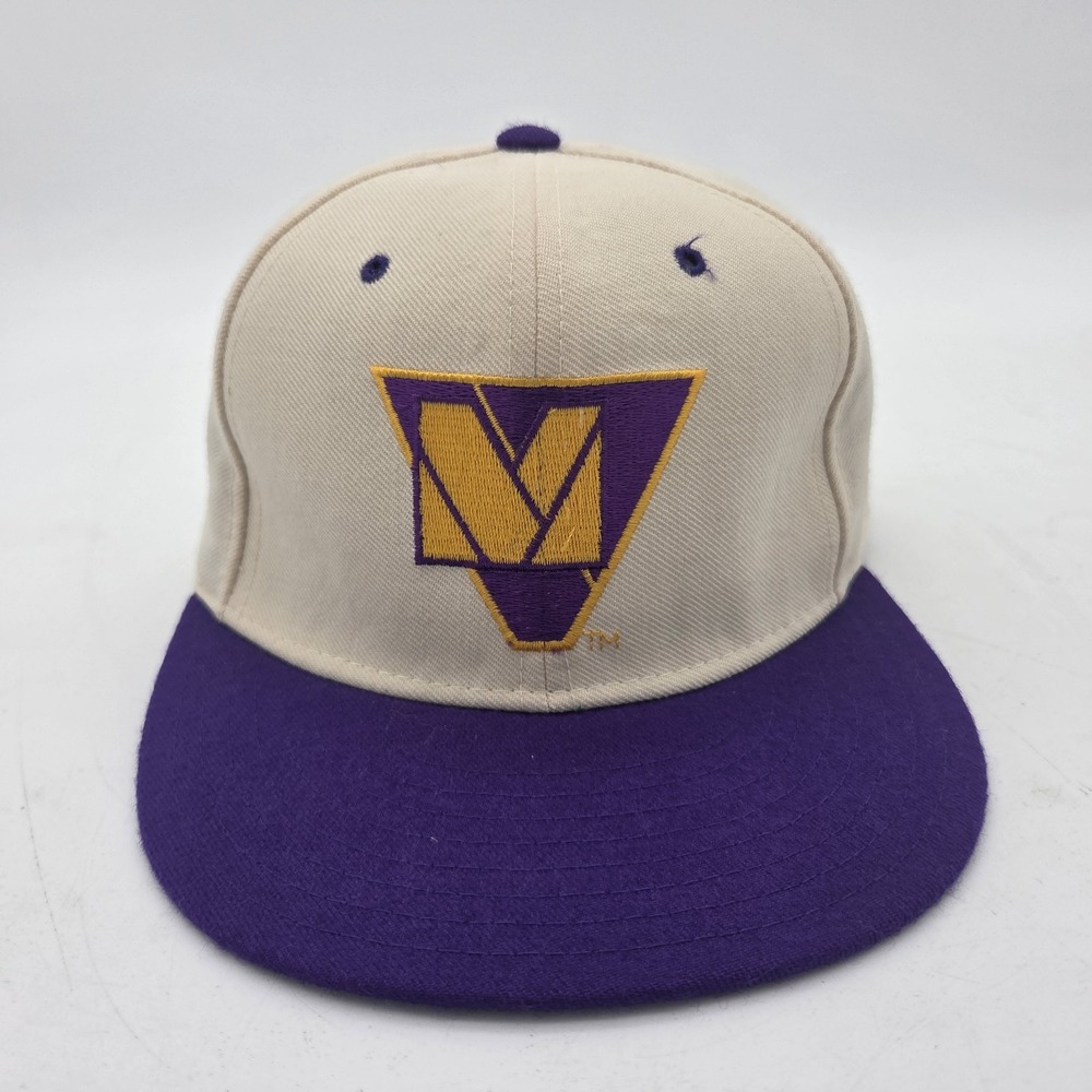 VTG Minnesota MN Vikings Pro Hat Cap Fitted Sz 7 1/8 New Era 5950 Wool USA Made
